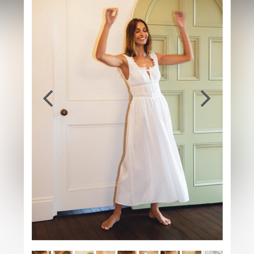 VRG GRL French silhouette midi dress